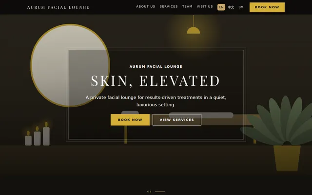 Website template “Luxe”