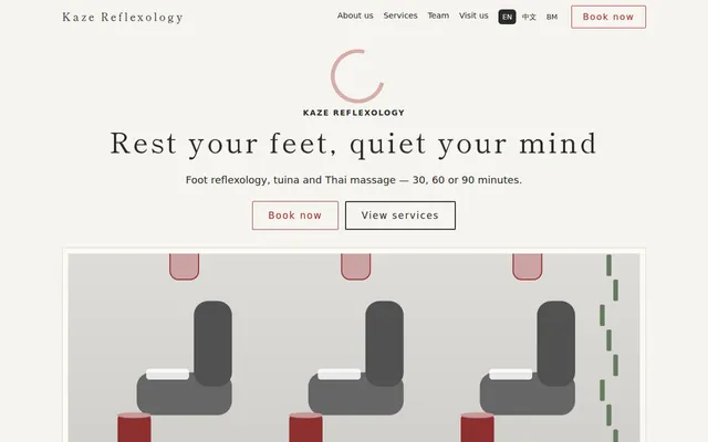 Website template “Zen”